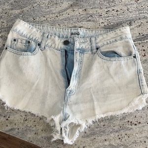 Urban outfitters super high rise jean short